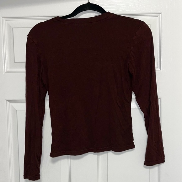 Long Sleeve Pullover and Fold Over Set in Brown - Picture 5 of 7